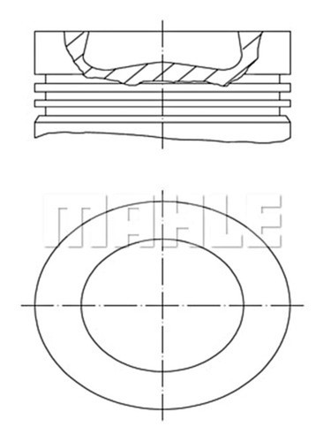 Piston fits crafter grand - vw,