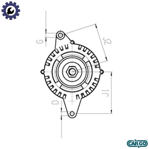 Alternator 032 116 576 - alternator, for