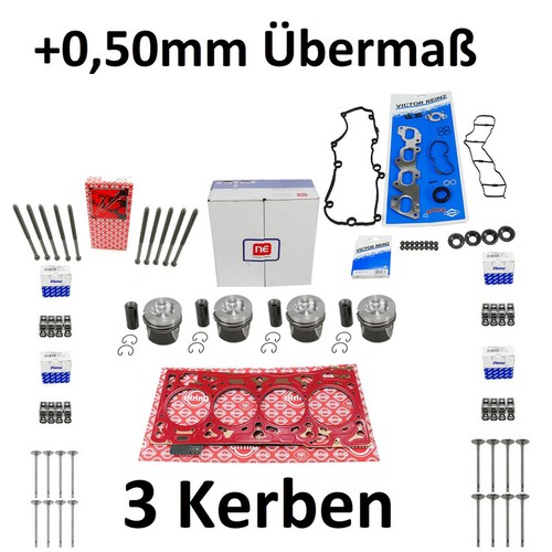 Piston gasket set - piston, +0.50