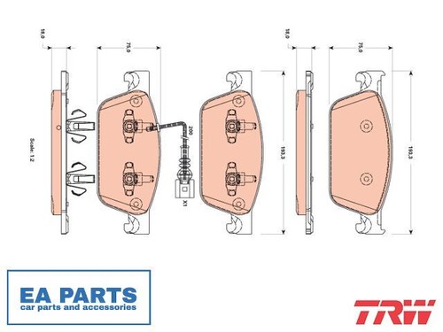 Brake pad set disc - brake,