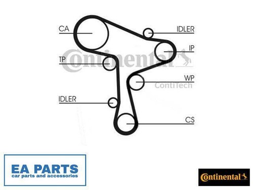Timing belt set for - timing, vw